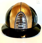 KEP - CROMO 2.0 HELMET - BLACK POLISH/CRYSTALS/ GOLDEN SNAKE/POLO VISOR