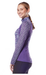 Always Cool Ice Fil® Long Sleeve Shirt - Iris Lucky Paisley