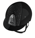 KEP - CROMO 2.0 HELMET - POLISH BLACK / VELVET SPARKLING FRONT & BACK & CRYSTALS