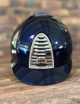 IN STOCK: KEP - CROMO 2.0 HELMET - BLUE POLISH/CRYSTALS/ ROSE GOLD