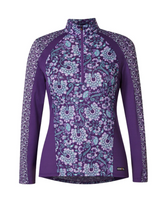 Always Cool Ice Fil® Long Sleeve Shirt - Iris Lucky Paisley