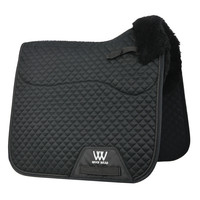 Woof Wear - Sheepskin DSG Saddlecloth - Vision Elegance  - Black - Full