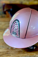 IN STOCK: KEP - CROMO 2.0 HELMET - DIAMOND PINK - CROME FRAME - POWDER HARNESS