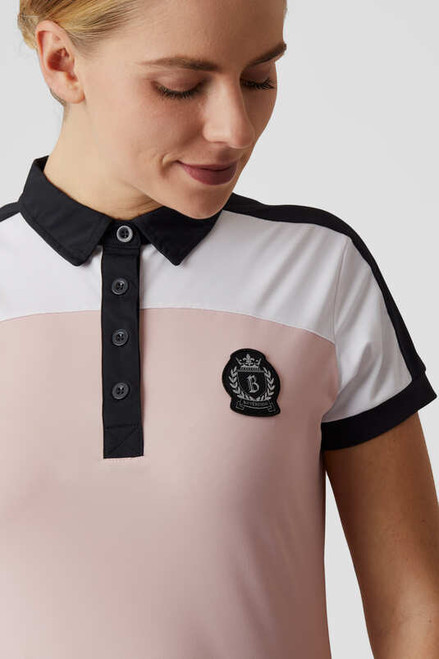 BVertigo - Alessa Ladies Technical Polo Shirt - Silver Pink