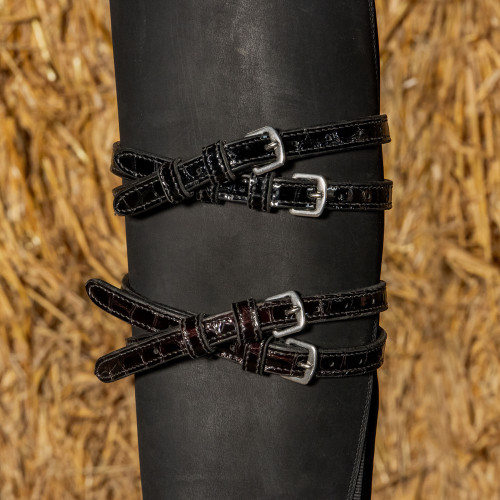 Spur Straps Croco - Black