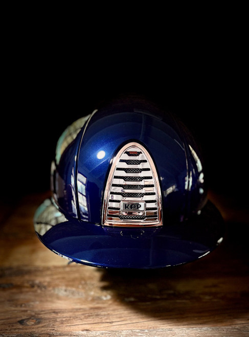 IN STOCK: KEP - CROMO 2.0 HELMET - POLISH BLUE -ROSEGOLD