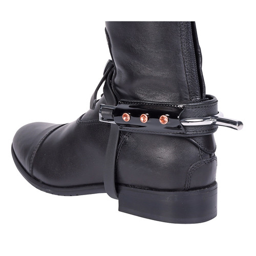 Spur Cover / Guard -  Black - Rose Gold
