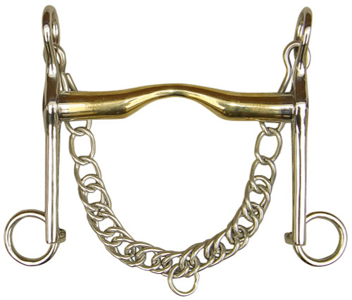 Weymouth GB with low port gold brass 18mm 