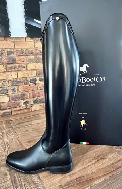 Bottes D'équitation De Niro Bellini Brushed Black – Taille 39 (neuf, Cuir)