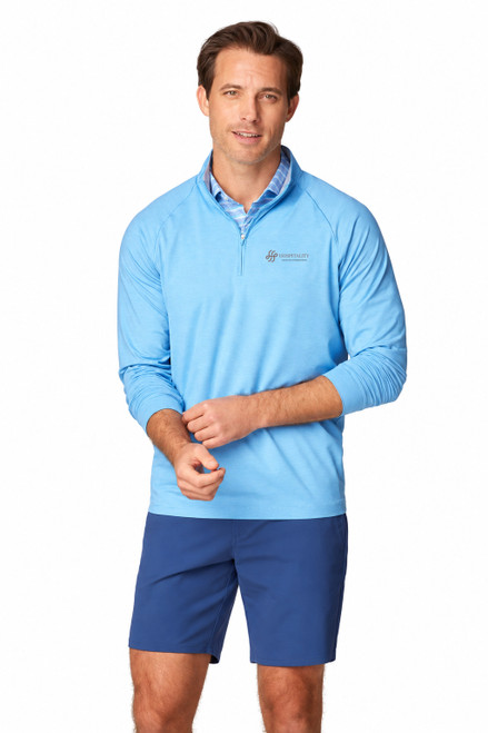 Johnnie-O Men's Freeborne Lightweight Prep-Formance Quarter-Zip Pullover Shirt