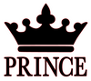  Prince Crown Vinyl Transfer (Black)