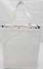 Large Tote Bag (Cotton) (White) 17"W x 15"H x 4"D 