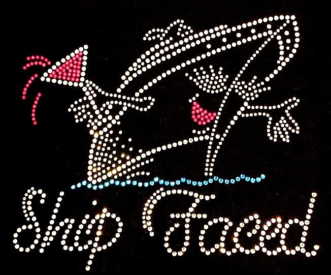 Usmc Rhinestone Transfer Ship Faced Rhinestone