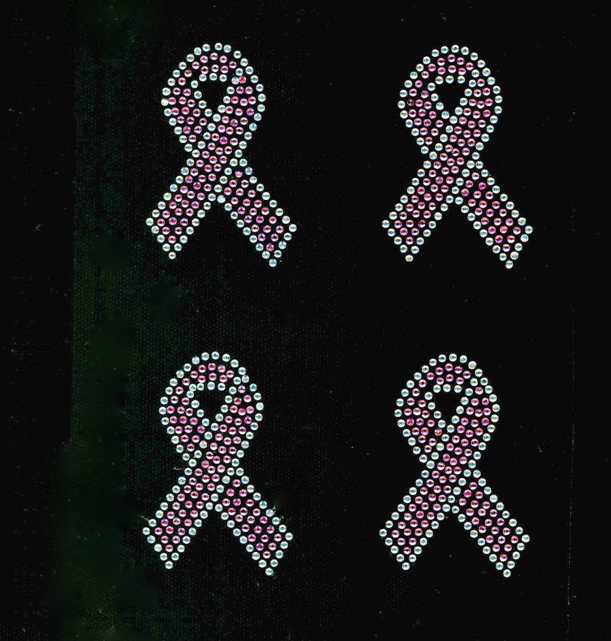 Cancer Ribbon Rhinestone (4 qty) 3