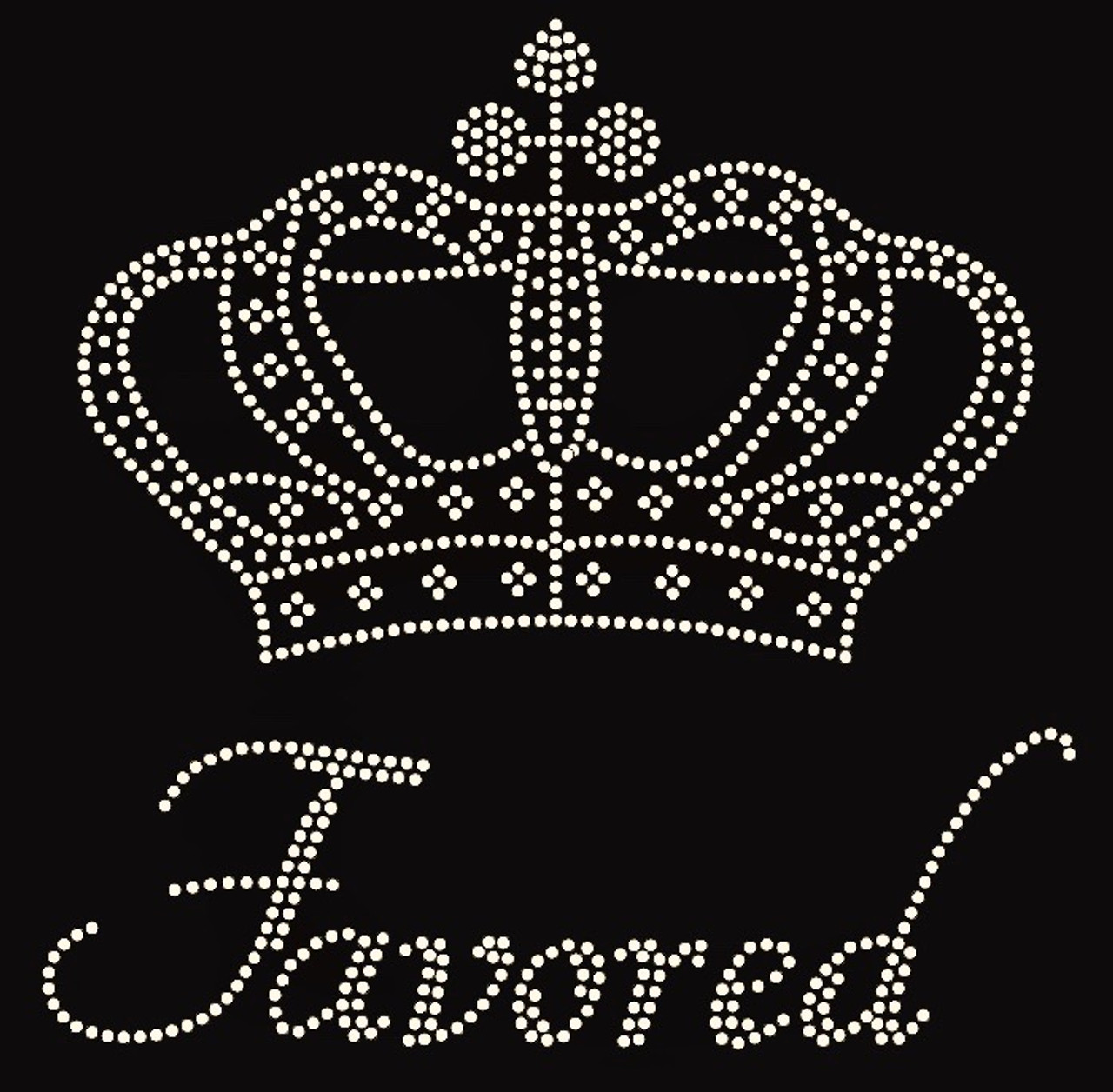 Large Crown with Favored text (9