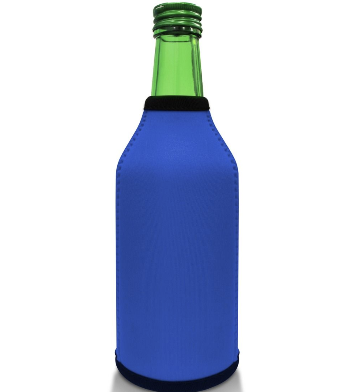 Royal Blue Bottle Koozie Neoprene - Texas Rhinestone