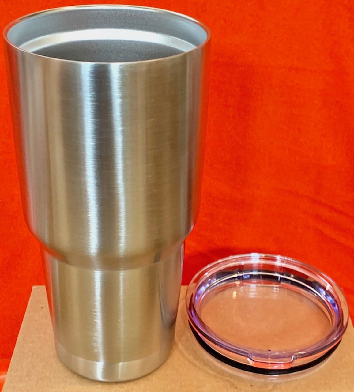 Tumbler 16 OZ, Double wall Travel Mug (Inner Stainless Steel, outer  transparent shell)