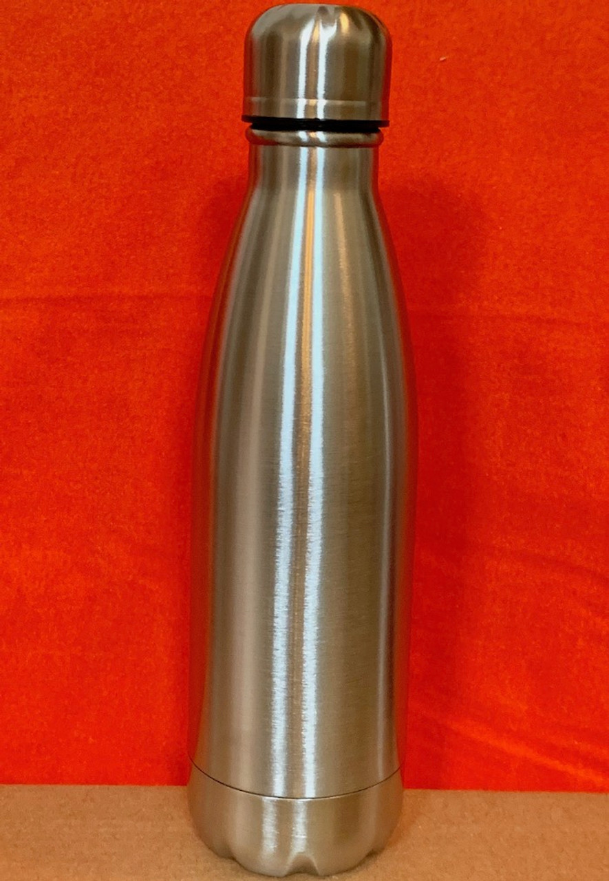17oz Stainless Steel Coke Shaped Bottle - Silver