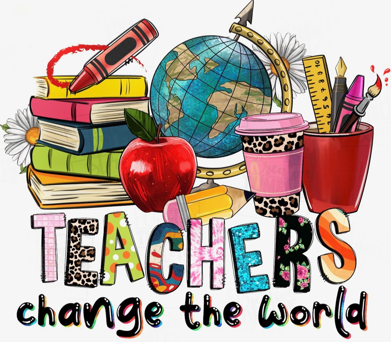 Teachers Change the World Sticker / Magnet