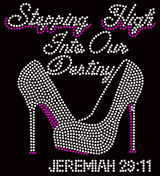 Stepping High into our Destiny Heels Stiletto Jeremiah 29:11 Religious ...