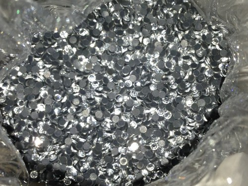 500 Strass Thermocollants (Hotfix) - Taille SS10 (environ 3 Mm) - Couleur Rose - Réf. 123 - Neuf - Fabrication Française