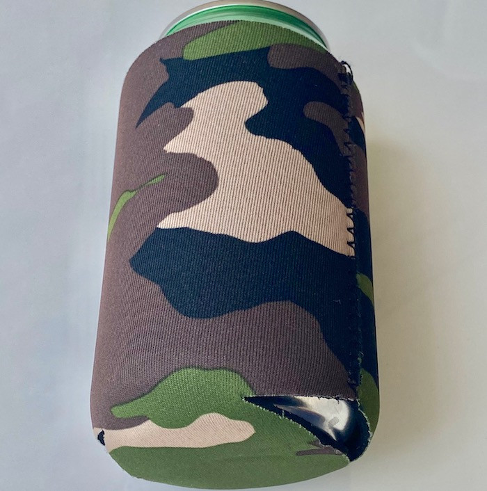 Camouflage Plain Koozie or Can cooler Texas Rhinestone