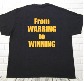 (10 qty with overnight shippinng) From Warring to Winning - vinyl transfer