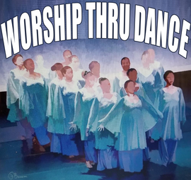 (2 QTY) WORSHIP THRU DANCE - custom vinyl transfer