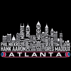 (2 Qty) Atlanta DTF transfer