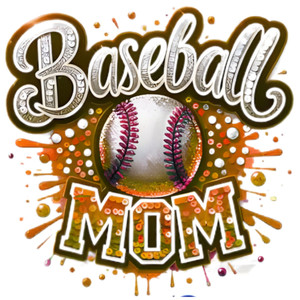 (2 Qty) Baseball Mom In Different Colour (Single Colour Each) DTF transfer