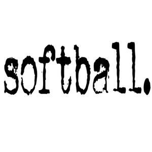 (Qty 2) Softball DTF transfer