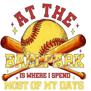 (Qty 2) At The Ball Park DTF transfer