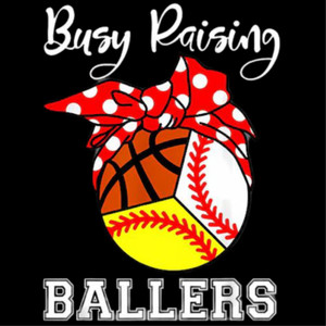 (2 Qty) Busy Praising Ballers DTF transfer