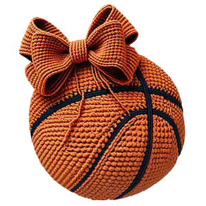 (2 Qty) Cute Basketball Yarn DTF transfer