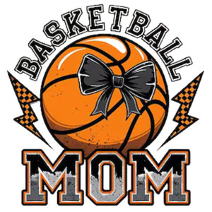 (2 Qty) Basketball Mom DTF transfer