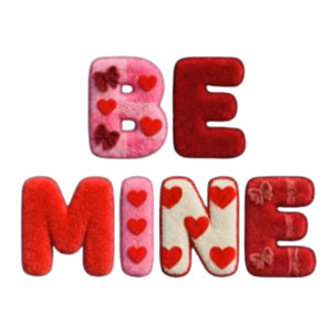 (2 Qty) Retro Yarn Be Mine DTF transfer