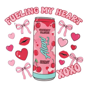 (2 Qty) Fuelling My Heart DTF transfer