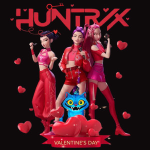 (2 Qty) Huntrex Valentine Day DTF transfer