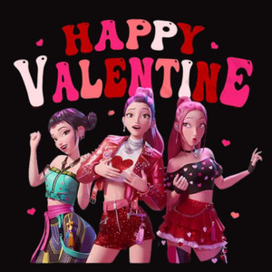 (2 Qty) Happy Valentine Huntrex DTF transfer