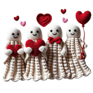 (2 Qty) Spooky Boo Yarn DTF transfer