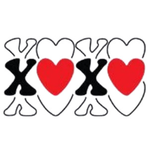 (2 Qty) Xo Love Xo DTF transfer