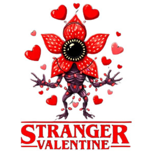 (2 Qty) Stranger Valentine DTF transfer