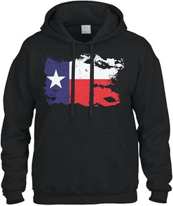 Distressed Faded Texas Lone Star 4TH Of July Flag Sweatshirt Hoodie DTF