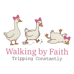 (2 qty) Walking By Faith DTF transfers