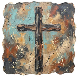 (2 qty) Cross Retro DTF transfers