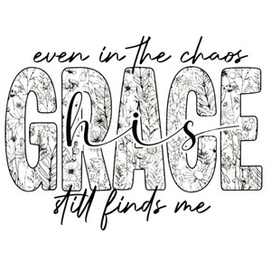 (2 qty) Even In The Chaos DTF transfers