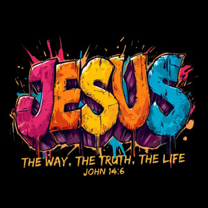 (2 qty) Jesus The Truth DTF transfers