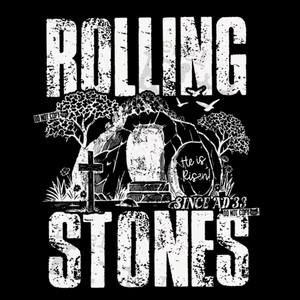 (2 qty) Rolling Stones DTF transfers