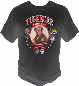 (8 Qty) TUSKEGEE Airmen Pilot portrait with planes custom DTF transfers