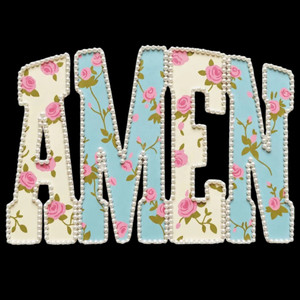 (2 qty) Amen DTF transfers